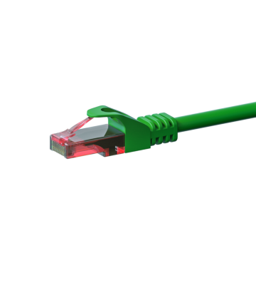 CAT6 Netzwerkkabel, U/UTP, 15 meter, Grün, 100% Kupfer