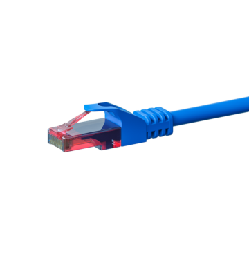 CAT6 Netzwerkkabel, U/UTP, 1.50 meter, Blau, 100% Kupfer