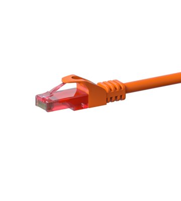 CAT6 Netzwerkkabel 100% Kupfer - U/UTP - 20 Meter - Orange