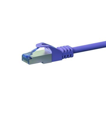 CAT 6a Netzwerkkabel LSOH - S/FTP - 0,50 Meter - Violett