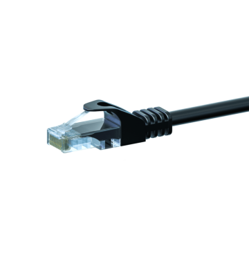 CAT 5e Netzwerkkabel U/UTP – 1,50 Meter - Schwarz - CCA