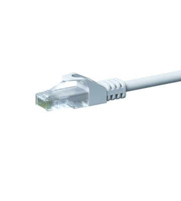 CAT 5e Netzwerkkabel U/UTP – 20 Meter - Weiß - CCA