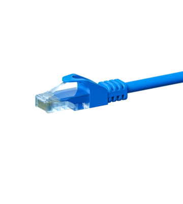 CAT 5e Netzwerkkabel U/UTP – 3 Meter - Blau - CCA