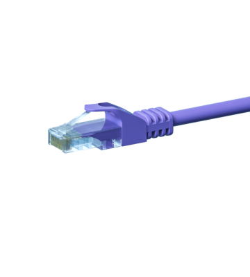 CAT 5e Netzwerkkabel U/UTP – 1,50 Meter - Violett - CCA
