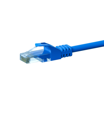 CAT 6 Netzwerkkabel U/UTP - 1 Meter - Blau - CCA