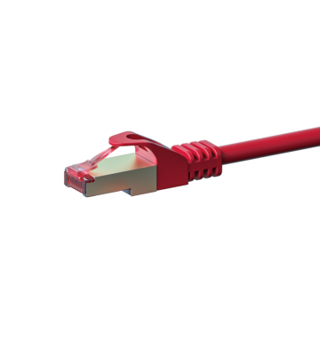 CAT 6 Netzwerkkabel LSOH - S/FTP - 3 Meter - Rot