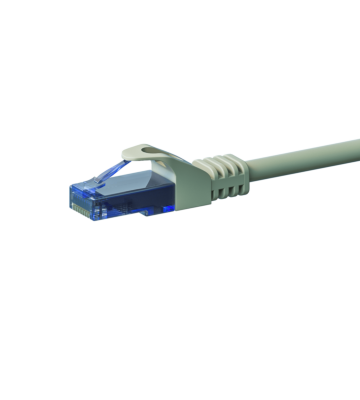 CAT6a Netzwerkkabel 100% Kupfer - U/UTP - 0,50 Meter - Grau