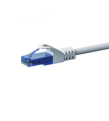 CAT6a Netzwerkkabel 100% Kupfer - U/UTP - 0,25 Meter - Weiß
