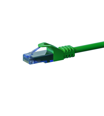 CAT6a Netzwerkkabel 100% Kupfer - U/UTP - 0,50 Meter - Grün