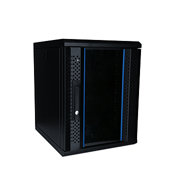 9 HE, 10” Serverschrank, mit Glastür, (BxTxH) 370x450x486mm
