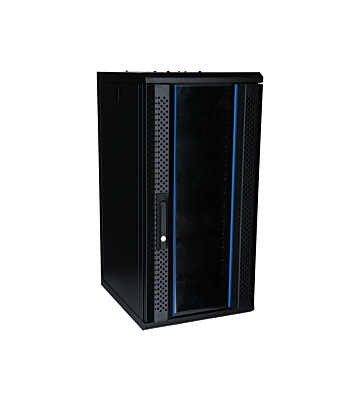 15 HE, 10” Serverschrank, mit Glastür, (BxTxH)  370x450x752mm