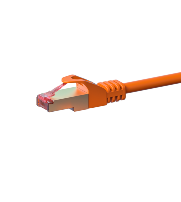 CAT 6 Netzwerkkabel LSOH - S/FTP - 2 Meter - Orange