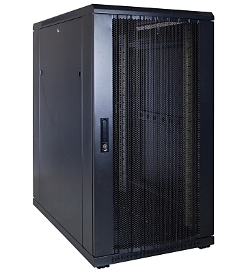 22 HE 19” Serverschrank, mit perforierter Fronttür (BxTxH) 600 x 1200 x 1200mm