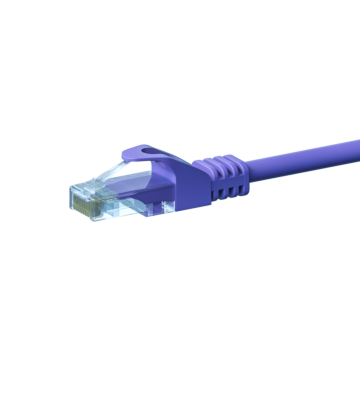 CAT5e Netzwerkkabel, U/UTP, 5 meter, Viollett, 100% Kupfer