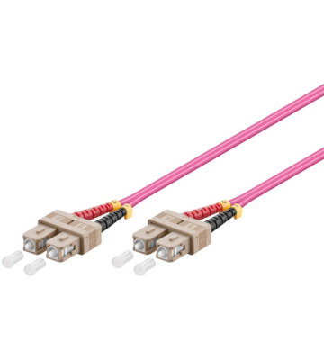 Glasfaserkabel SC-SC OM4 Duplex Patchkabel – 20 Meter