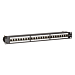CAT 6a, STP Netzwerk-Patchpanel, 19”, 24-fach.