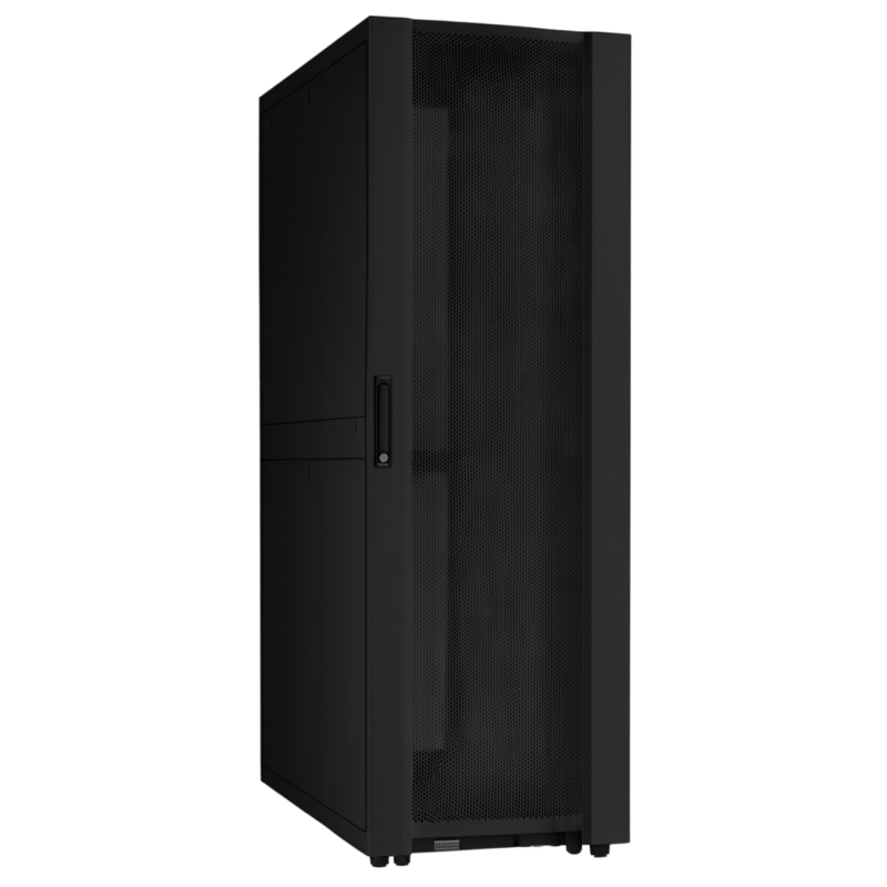 48 HE 19” Datacenter Serverschrank, mit perforierter Fronttür (BxTxH) 600 x 1200 x 2250mm