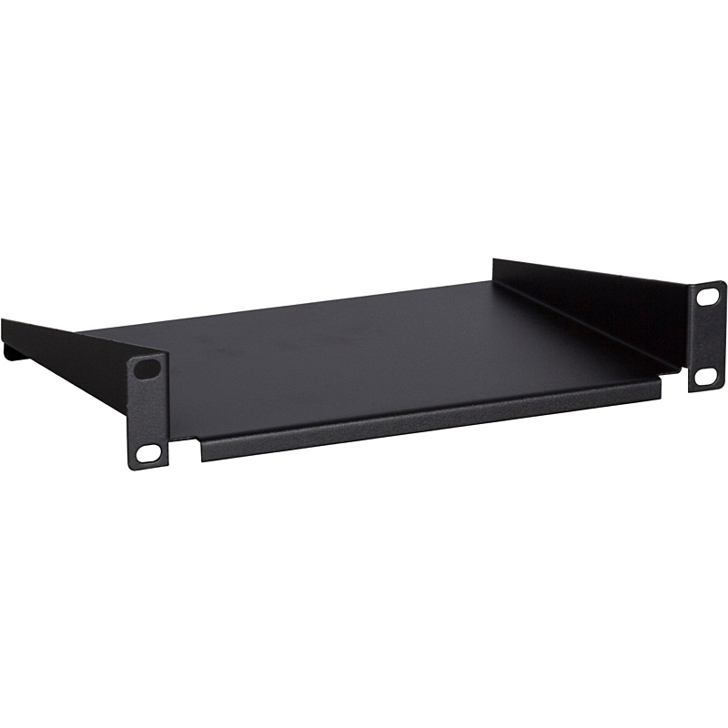 10” Fachboden, 1 HE, für 10” Serverschränke, Schwarz, (BxTxH) 250 x 136 x 44 mm