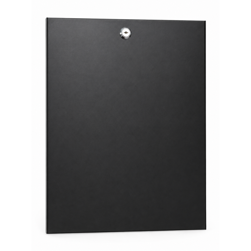 12 HE Metallseitenwand für 10" Servergehäuse - 450mm tief mit Schloss