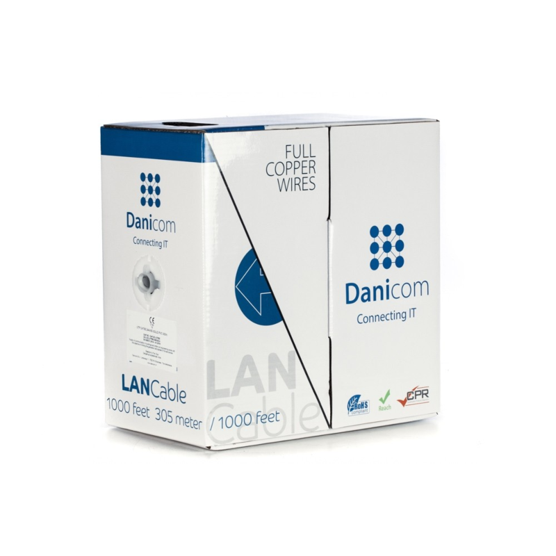 DANICOM CAT5E UTP 305m Starrleiter - LSZH (Dca)