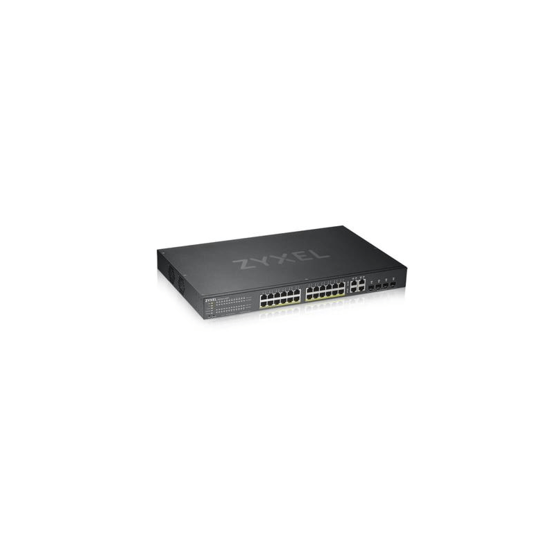 Zyxel 24-poorts GS1920 smart managed PoE+ switch