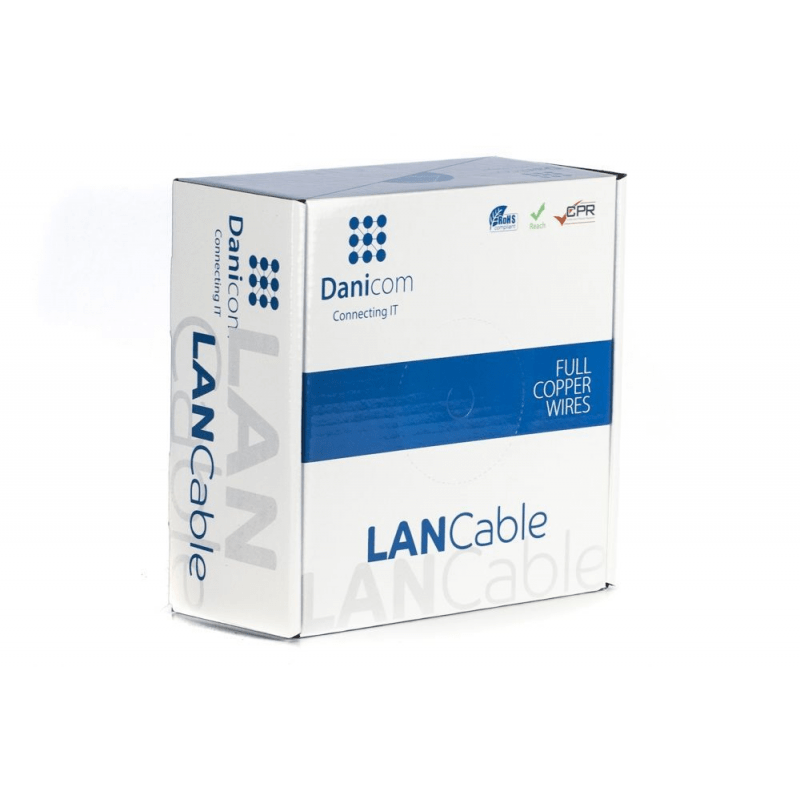 CAT7 S/FTP 50m Außenkabel Starrleiter - PE (Fca)