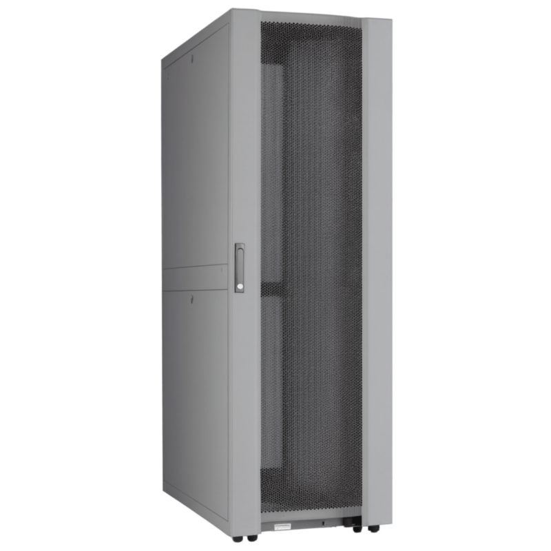 48 HE 19” Datacenter Serverschrank, mit perforierter Fronttür (BxTxH) 600 x 1000 x 2250mm Grau