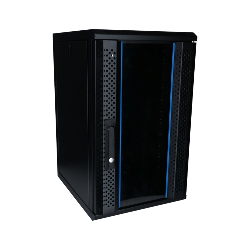 12 HE, 10” Serverschrank, mit Glastür (BxTxH) 370x450x618mm