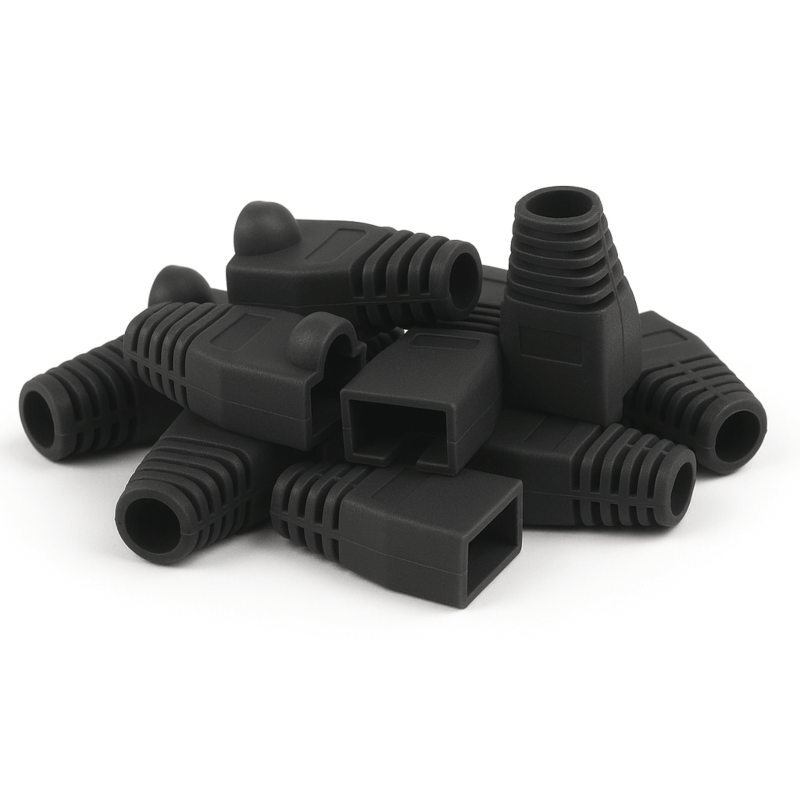 DANICOM RJ45 Tule Schwarz - 10 Stück