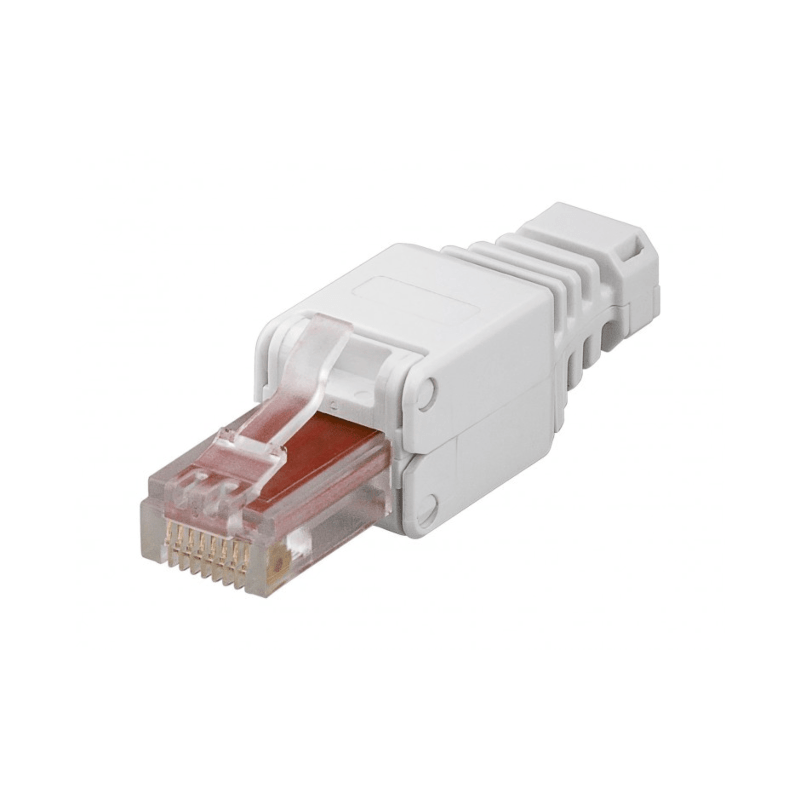 DANICOM UTP CAT6 Toolless RJ45 Netzwerkstecker - für flexibele und massive UTP Kabel