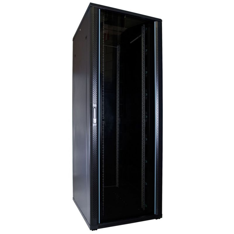 47 HE 19” Serverschrank, mit Glastür (BxTxH) 800 x 1000 x 2200mm