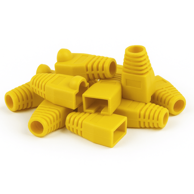 DANICOM RJ45 Tule Gelb - 10 Stück