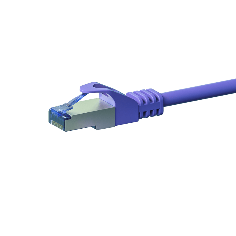 CAT 6a Netzwerkkabel LSOH - S/FTP - 2 Meter - Violett