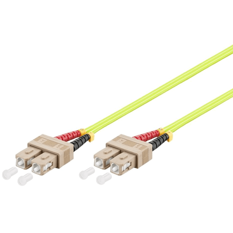 Glasfaserkabel SC-SC OM5 Duplex Patchkabel – 1 Meter