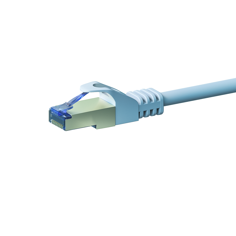 CAT 6a Netzwerkkabel LSOH - S/FTP - 0,50 Meter - Weiß