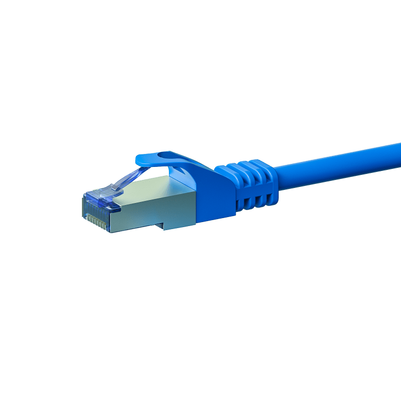 CAT 6a Netzwerkkabel LSOH - S/FTP - 0,50 Meter - Blau