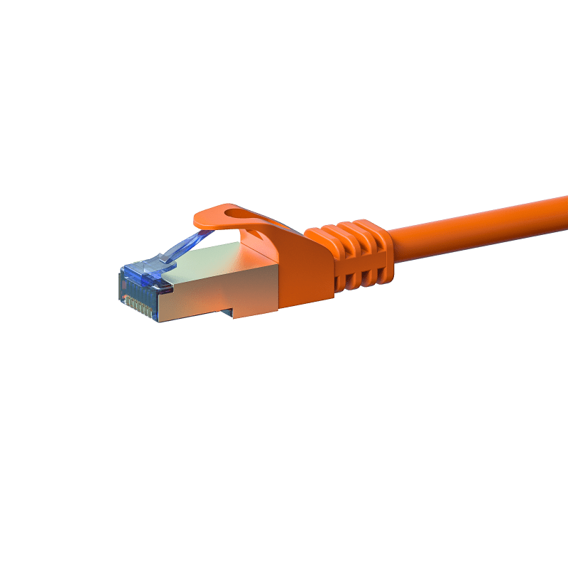 CAT 6a Netzwerkkabel LSOH - S/FTP - 2 Meter - Orange