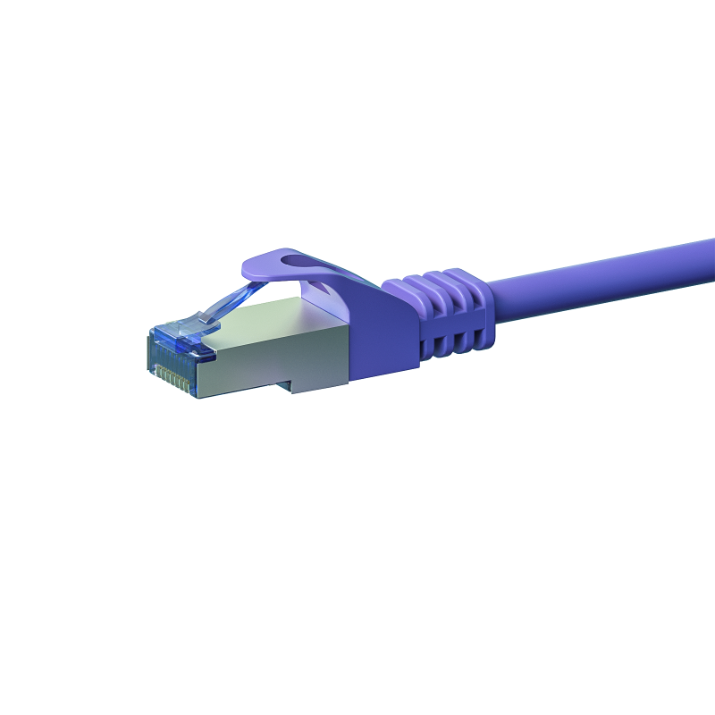 CAT 6a Netzwerkkabel LSOH - S/FTP - 1,50 Meter - Violett