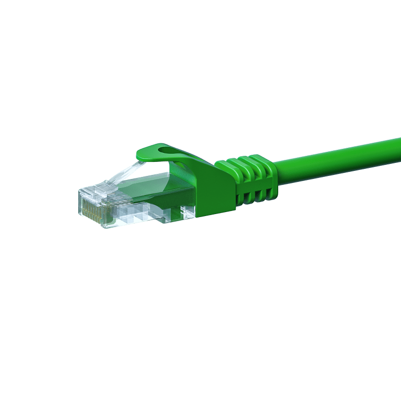 CAT 5e Netzwerkkabel U/UTP – 3 Meter -  Grün  - CCA