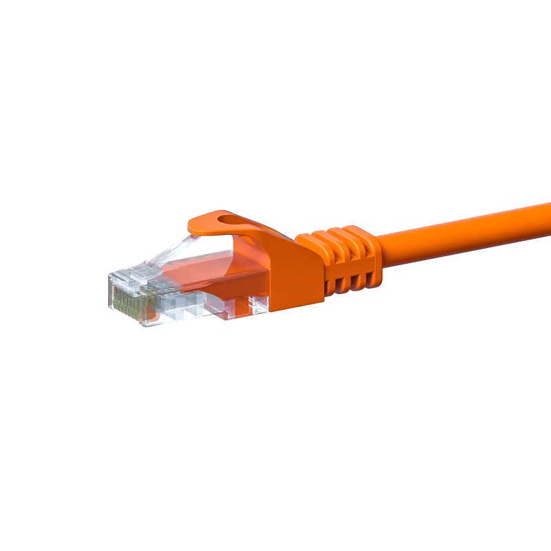 CAT 5e Netzwerkkabel U/UTP – 10 Meter -  Orange - CCA