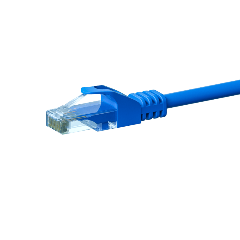 CAT 6 Netzwerkkabel U/UTP - 2 Meter - Blau - CCA