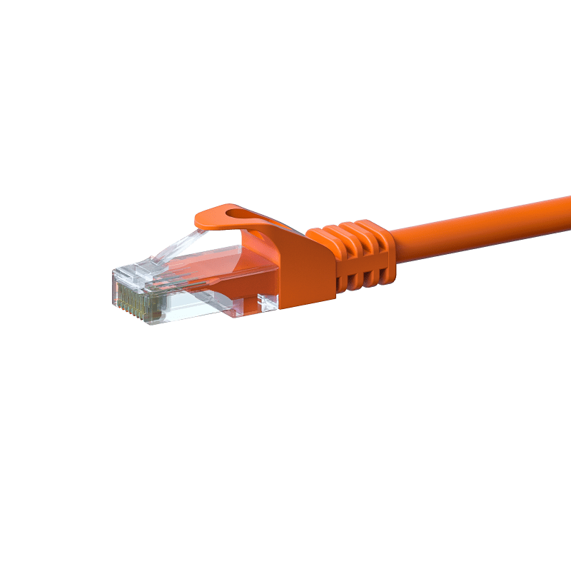 CAT 6 Netzwerkkabel U/UTP - 10 Meter - Orange - CCA