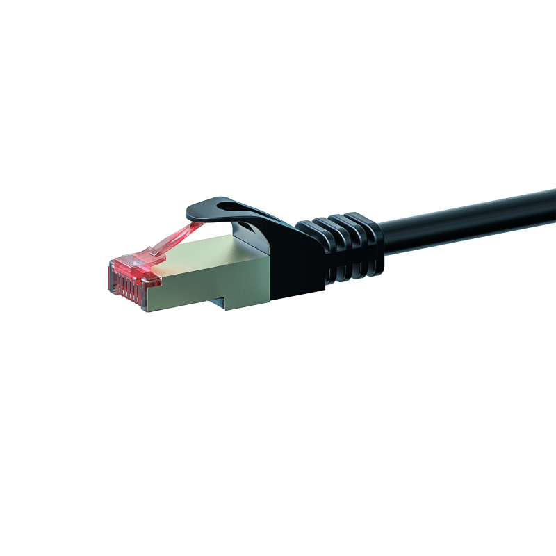 CAT 6 Netzwerkkabel LSOH - S/FTP - 2 Meter - Schwarz