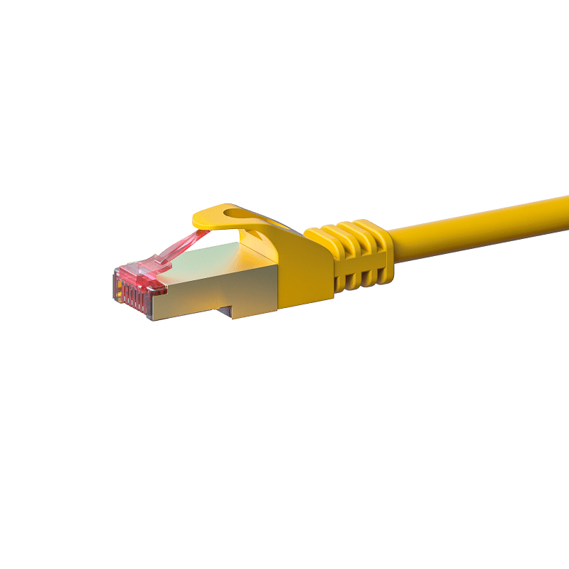 CAT 6 Netzwerkkabel LSOH - S/FTP - 1 Meter - Gelb