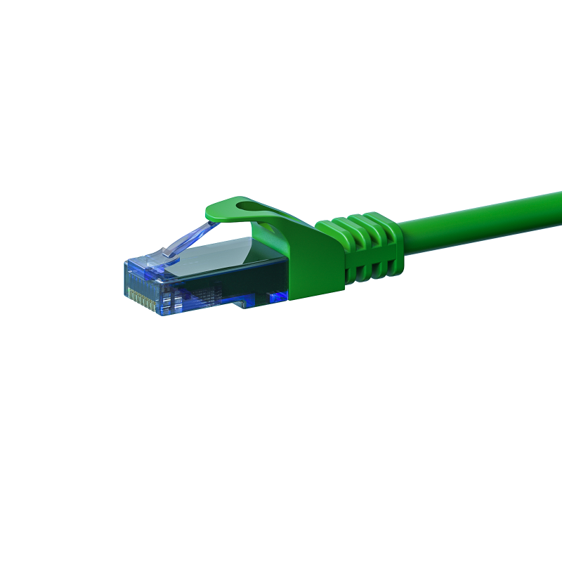 CAT6 Netzwerkkabel, U/UTP, 0.50 meter, Schwarz, 100% Kupfer
