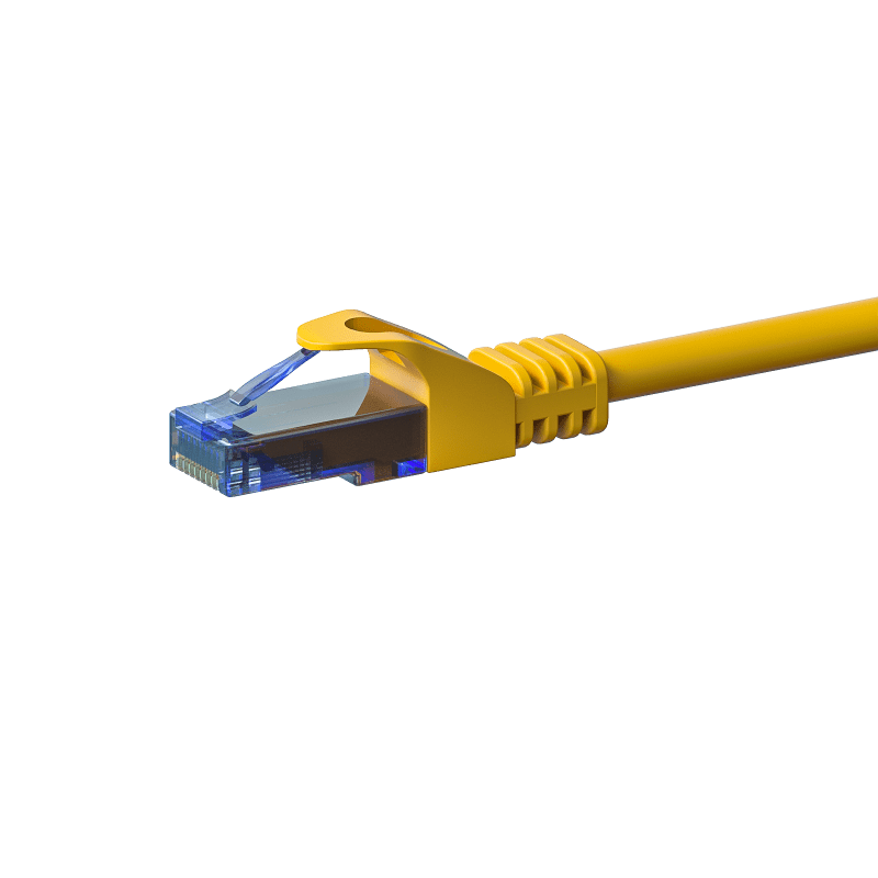 CAT6 Netzwerkkabel, U/UTP, 0.50 meter, Schwarz, 100% Kupfer