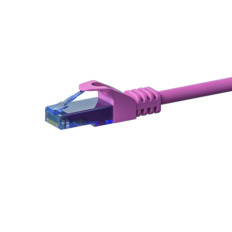 UTP CAT6a 50m rosa - 100% Kupfer