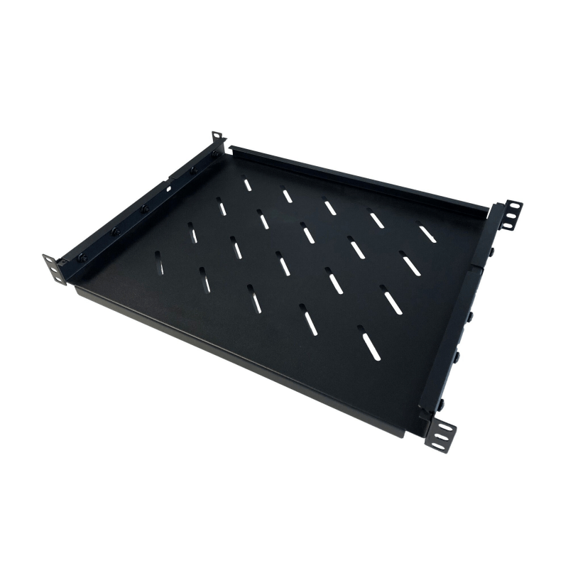 19” Universeller Fachboden, maximales Gewicht 60 KG – 1 HE – 550mm bis 790mm Tief