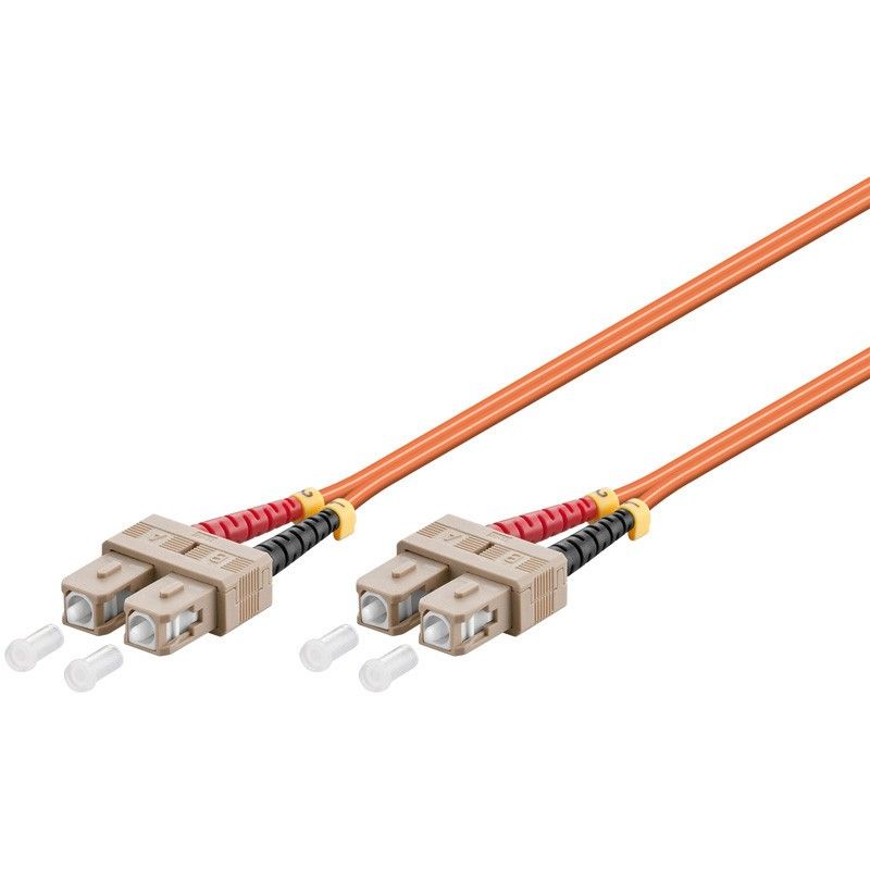 Glasfaserkabel SC-SC OM2 Duplex Patchkabel – 1 Meter