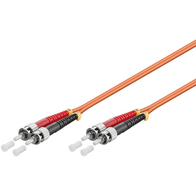 Glasfaserkabel ST-ST OM2 Duplex Patchkabel – 0.5 Meter
